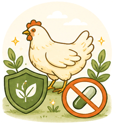 Antibiotic and Salmonela Free