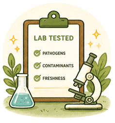 Lab tested regularly