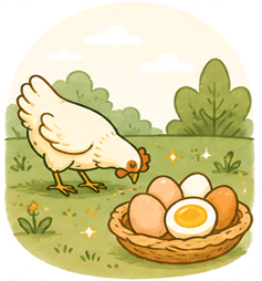 Richer, tastier eggs