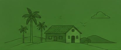 Kerala farm illustration